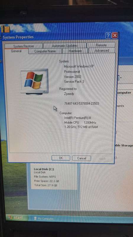 IBM pentium 3 laptop