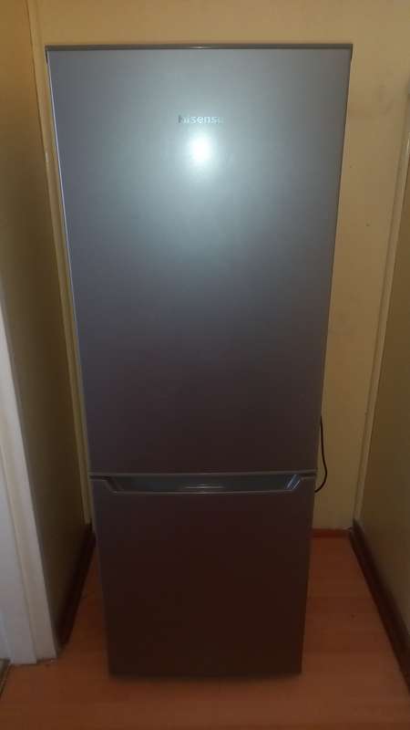 Silver fridge