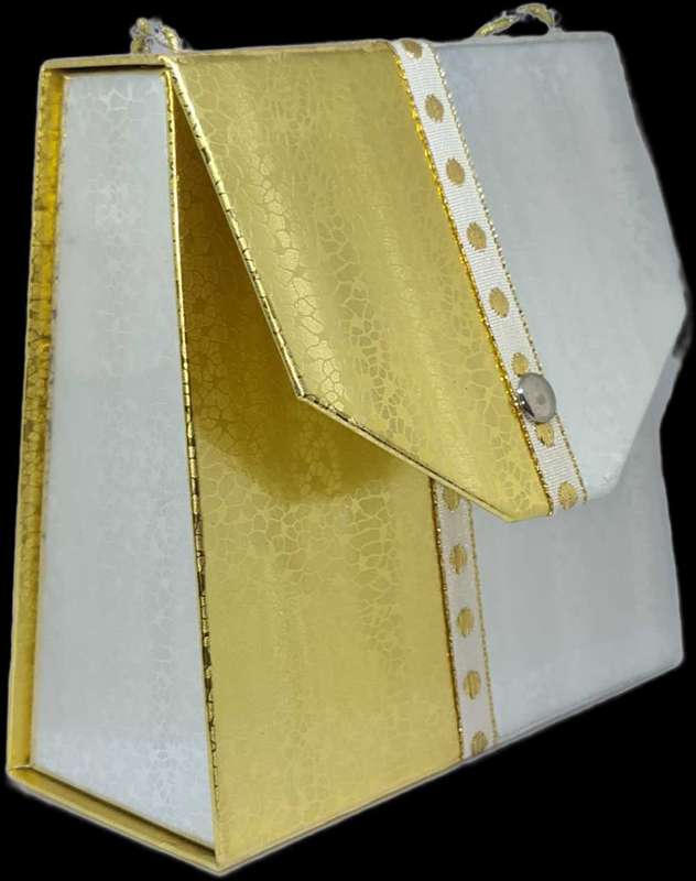 Beautiful gold gift box