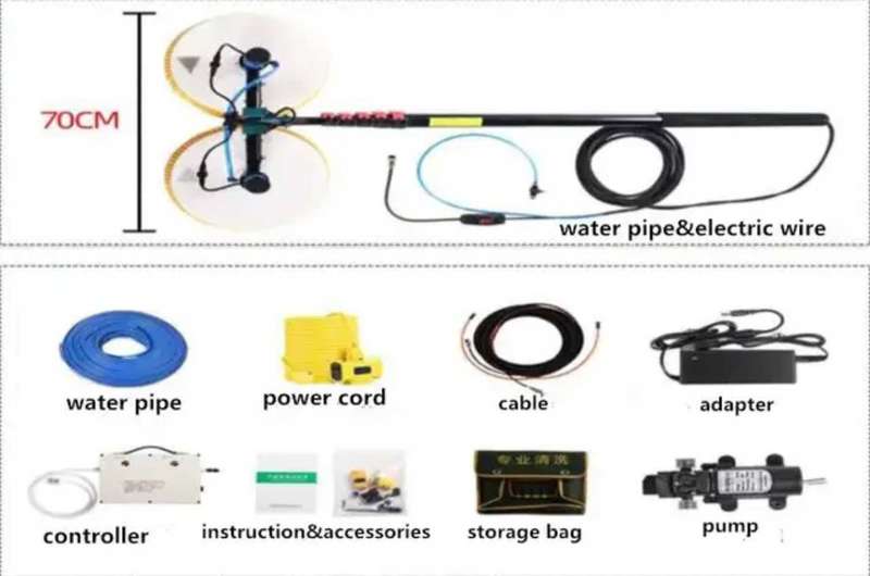 Proffesional 7.5m solar panel cleaning kit