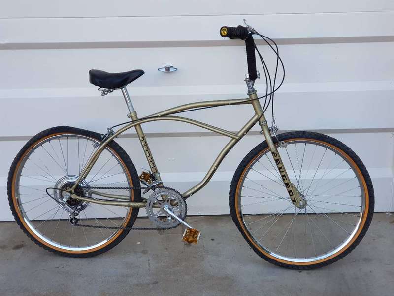 Vintage Peugeot bomber bicycle