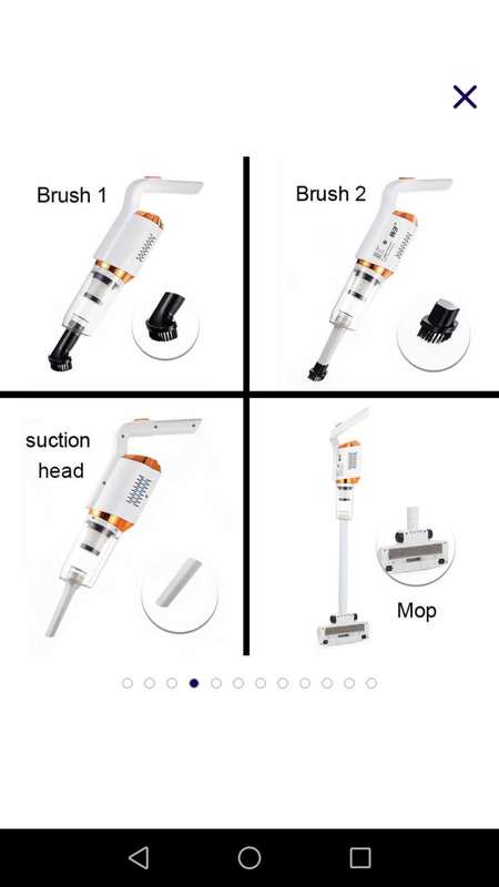 USB rechargeable vacuum cleaner