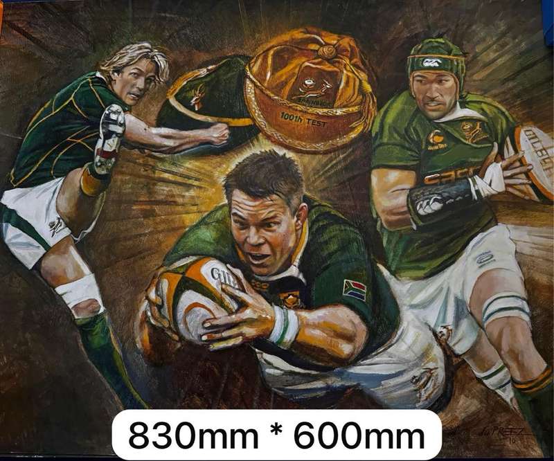 Springbok Rugby Poster Un-Framed
