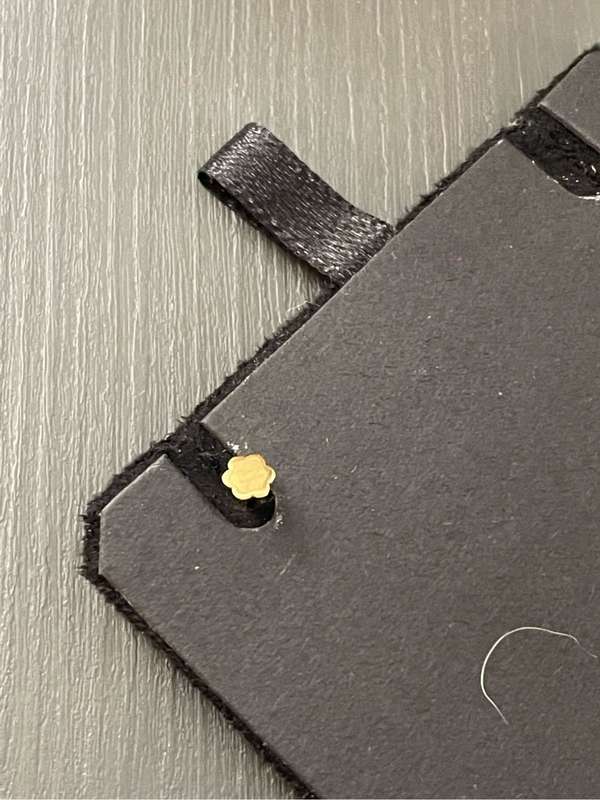 9ct Yellow Gold Flatback Earring