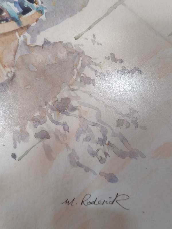 Amazing waterclour signed by artist.
