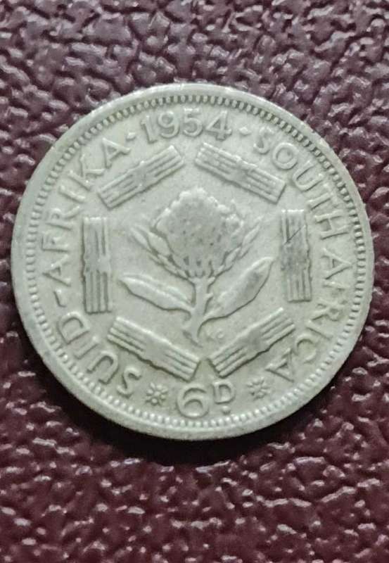1954 6D South Africa