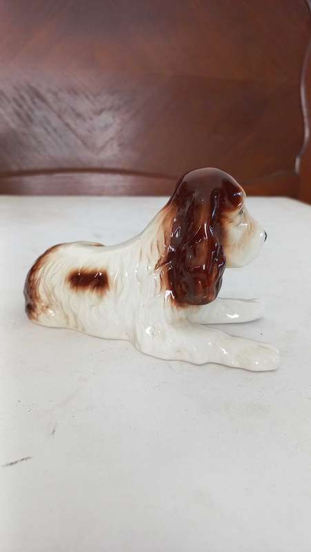 Vintage Sylvac spaniel dog ornament