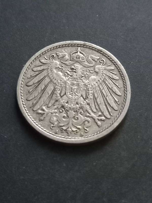 1914 Germany 10 Pfennig