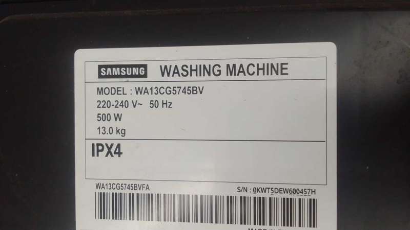 Samsung 13kg Top loader washing machine