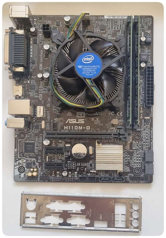 Intel Core i5 6400 + 8GB Ram + H110 Motherboard Combo