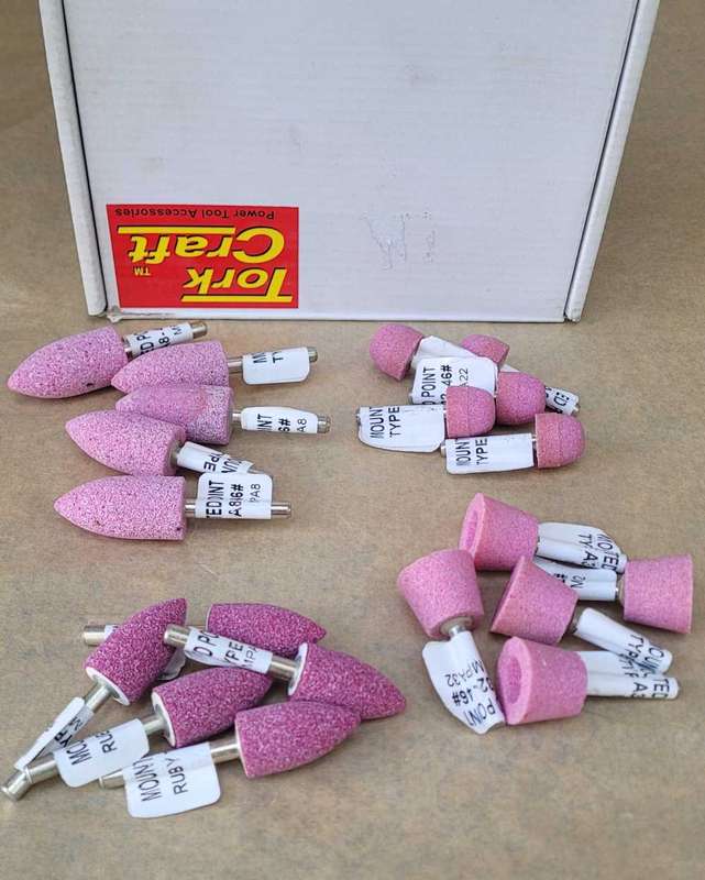 TORK CRAFT Assorted Mini Grinding Stones (Bid per Pack Of 20x)