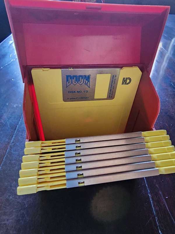 Vintage floppy disk Games