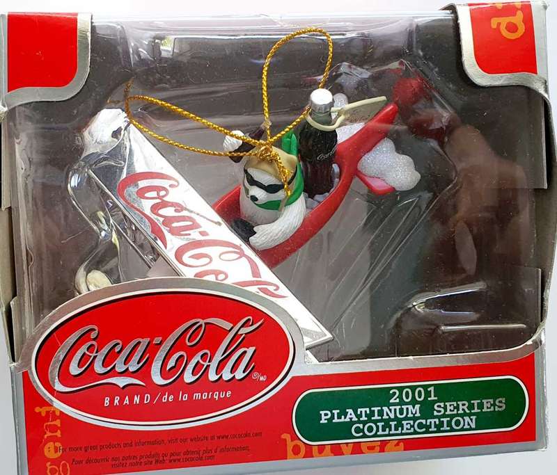 2001 COCA-COLA PLATINUM SERIES - LIMITED RELEASE ORNAMENT
