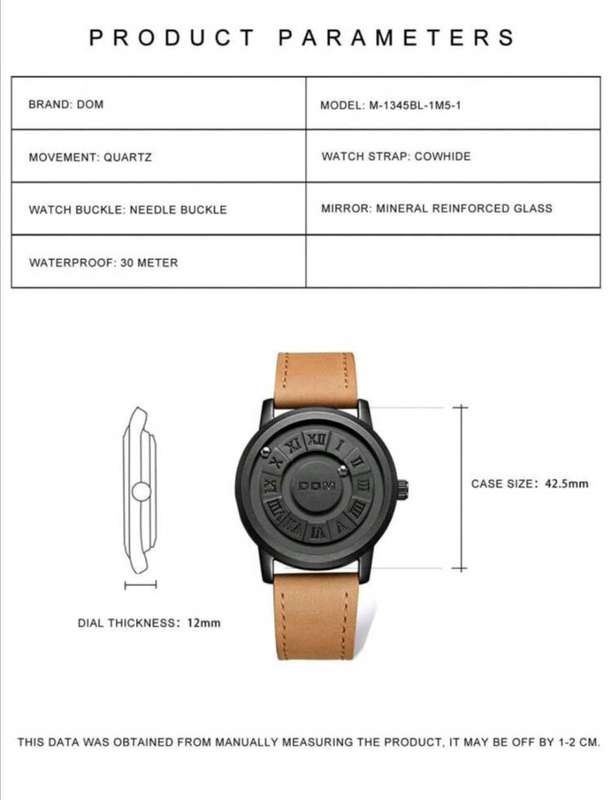DOM Men's Magnetic watch