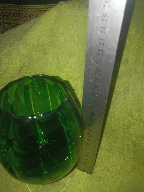 Green vintage Vase