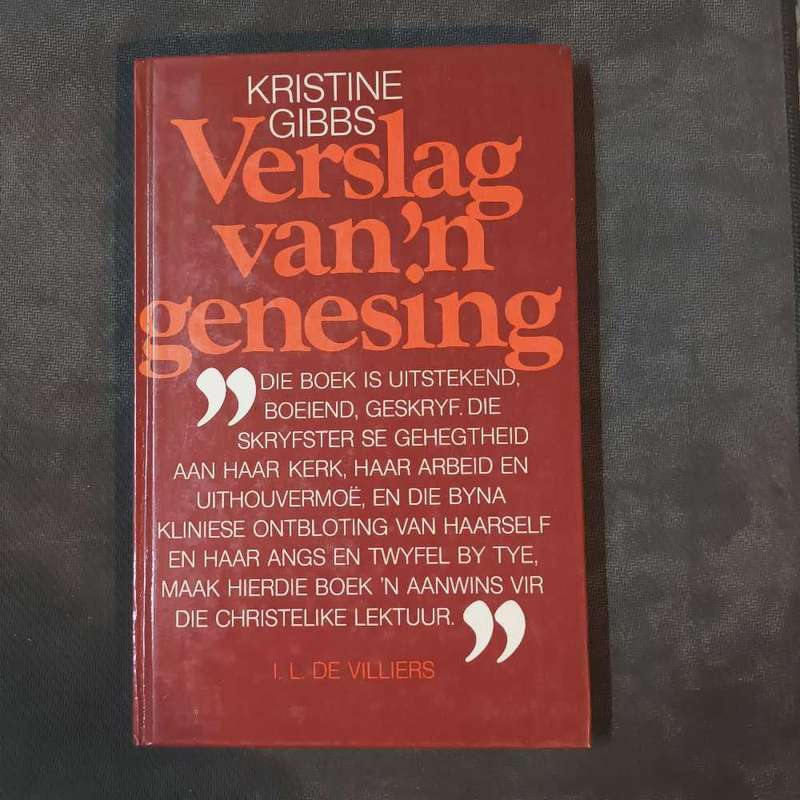 Veralag van ñ genesing  Kristine Gibbs