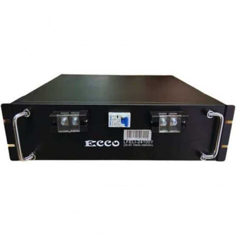 24V 100AH lithium battery 2.56KWH ECOO