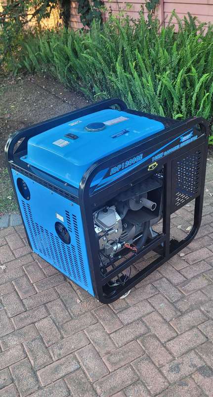10Kw MAC AFRIC Used Petrol Generator (Exhaust Side Cover Missing)