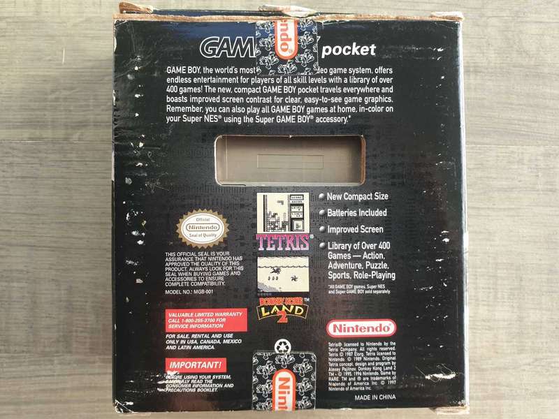 Boxed Clear Game Boy Pocket