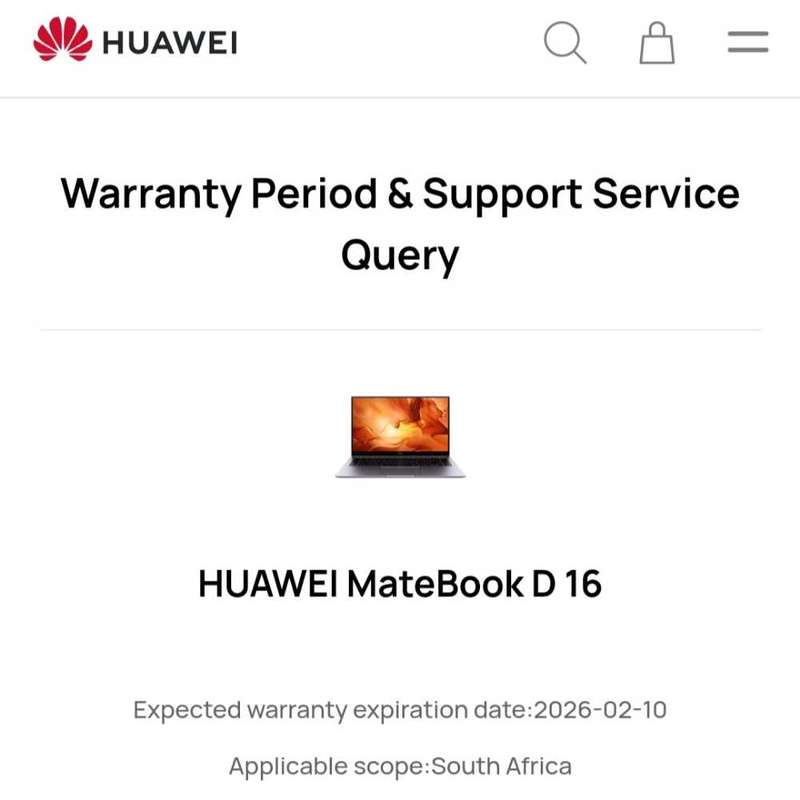 HUAWEI MateBook D 16 i5 12TH GEN