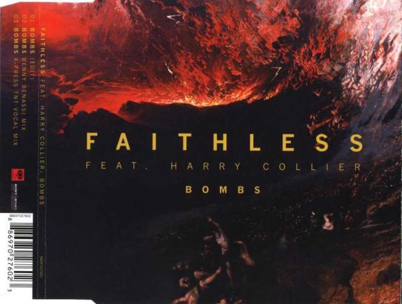 Faithless Feat. Harry Collier  Bombs (2006, CD)