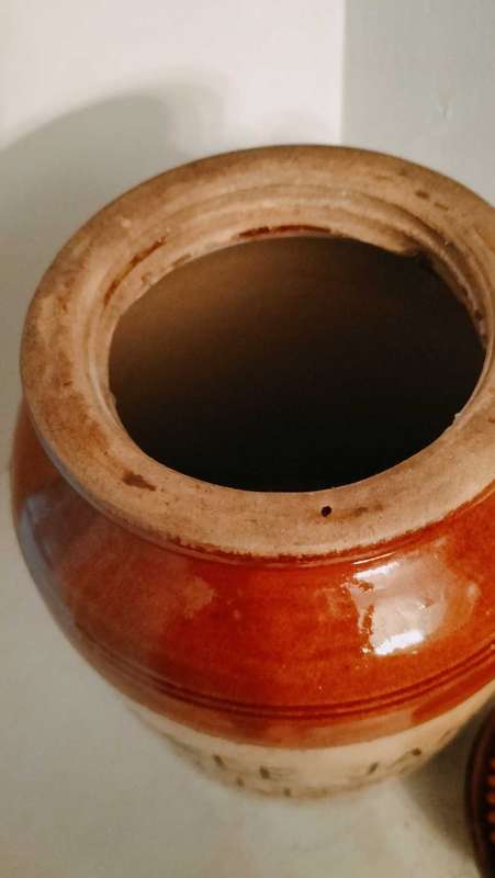 Vintage  Stoneware Pickle Jar 3 Litre