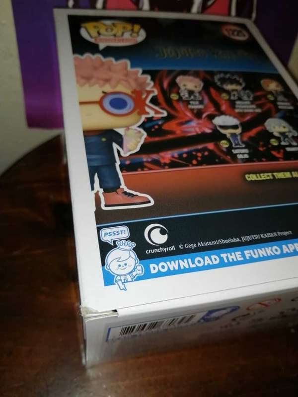 Yuji itadori limited edition funko pop jujutsu kaisen