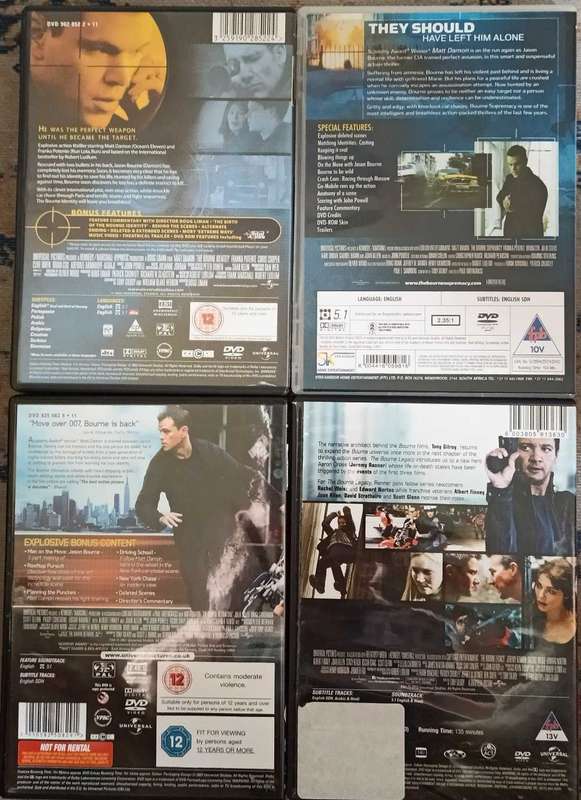 Bourne Collection 4 Movie DVD