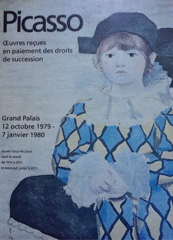 Mounted 1979 Pablo Picasso `Grand Palais` Poster