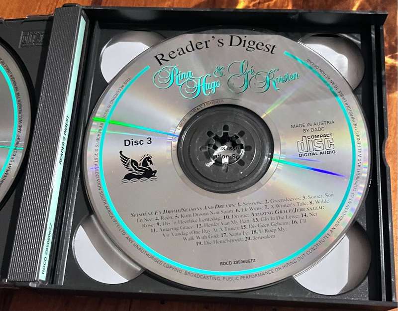 4CD set Rina Hugo & Gé Korsten (Readers Digest)