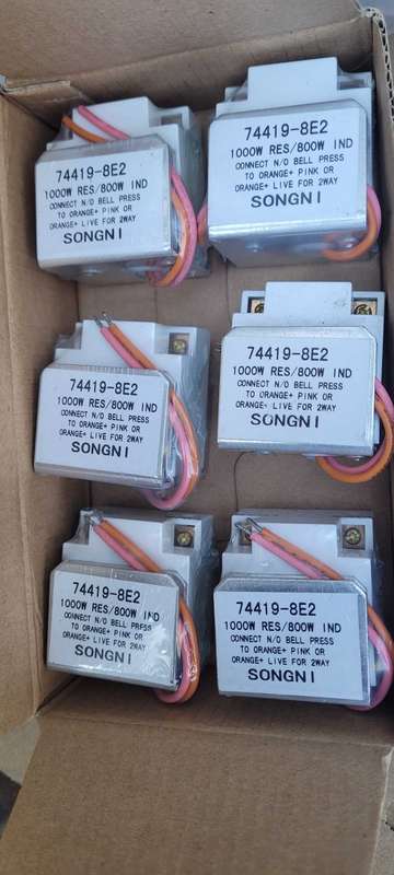 1000w Res / 800w IND Press-Button Dimmer Module (Bid Per Piece)