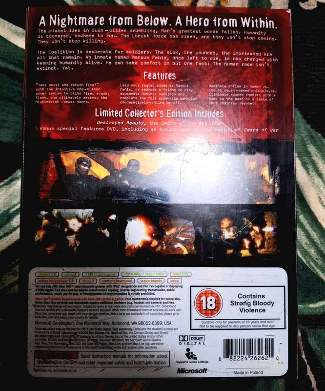 Gears Of War Limited Collector's Edition (XBOX 360)