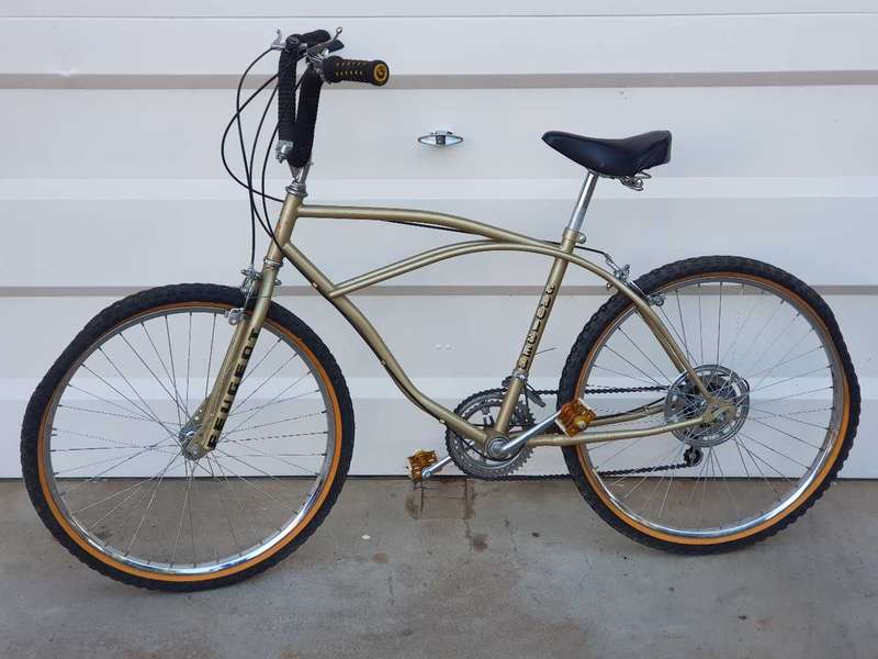 Vintage Peugeot bomber bicycle