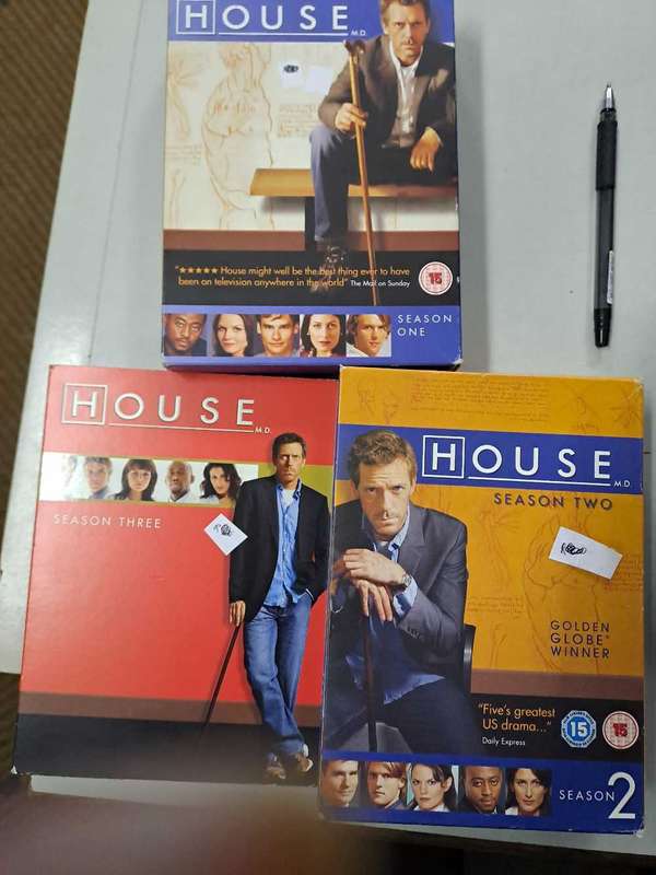 HOUSE.  SERIES  1  2 & 3.