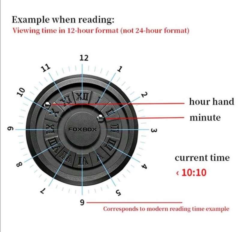 FOXBOX Men's magnetic watch