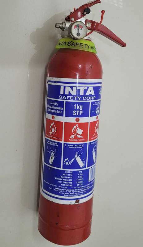 1Kg FULL Extinguisher (No Clear Service Date)