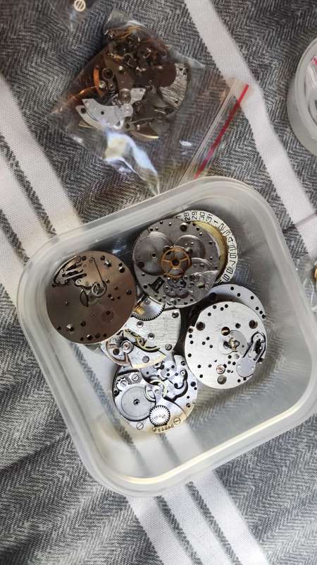 Watch parts mixed lot
