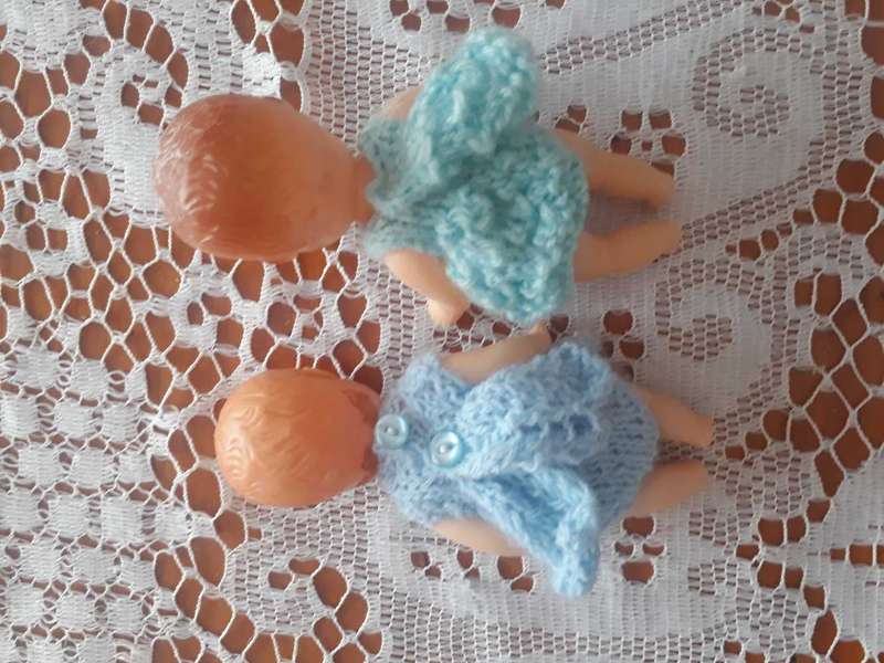 VINTAGE HONG KONG MADE BABY DOLLIES WITH OPEN AND CLOSE EYES