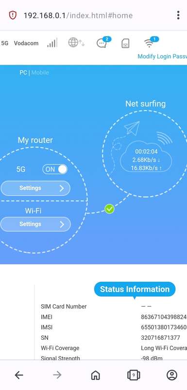 ZTE MC801A 5G All Networks