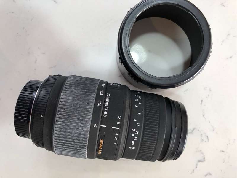 Nikon D40 & 18-55mm Nikkor Lens & 70-300mm Sigma Lens