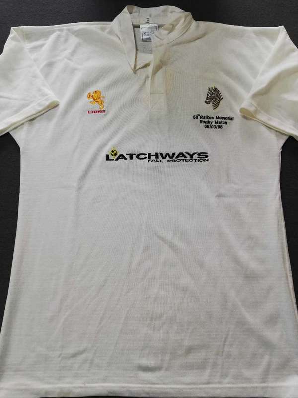 Kwaggas Alternative Jersey 2008 Marius Hurter no 3  Size 50