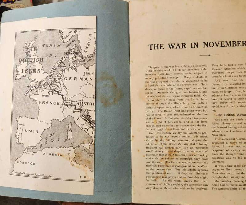 The War in November 1917 - booklet by Merritt & Hatcher (London) - Exceptional collectible