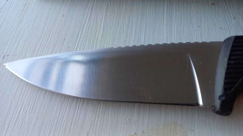 Kershaw 1028 Hunting Knife used.