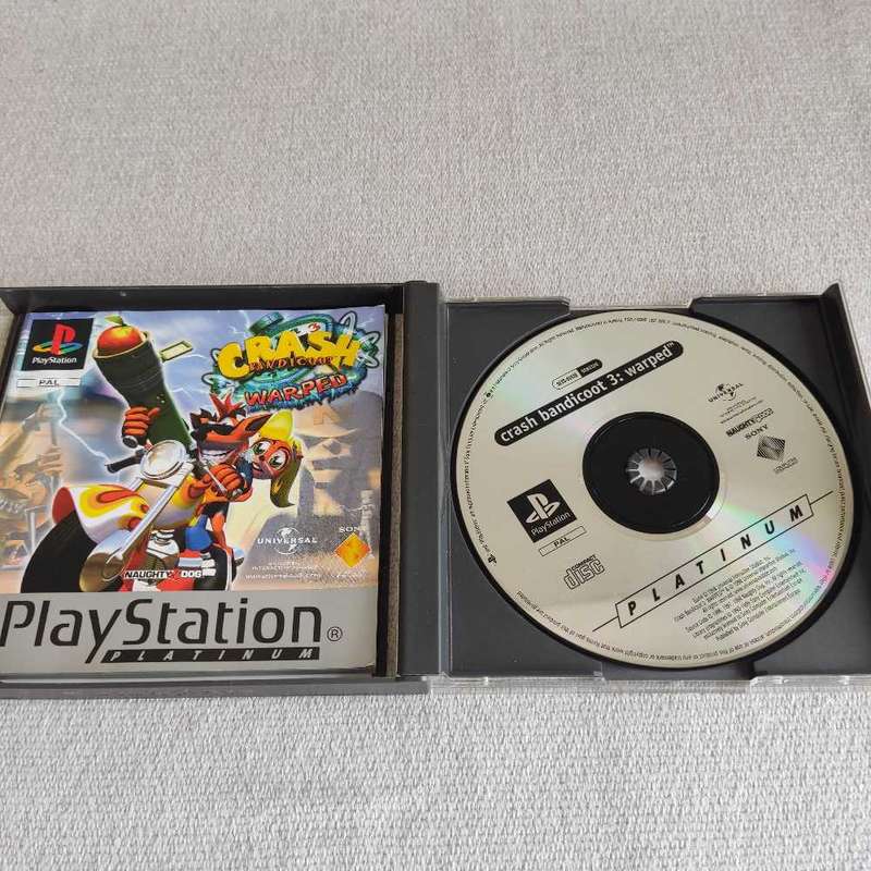 Crash Bandicoot 3 Warped Ps1  Pal