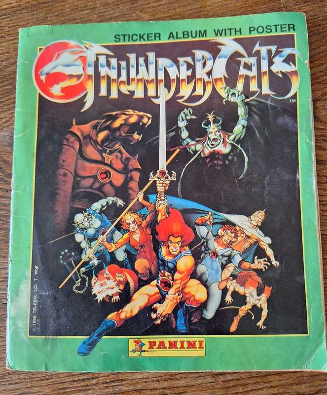 1986 Thundercats Panini Sticker Album