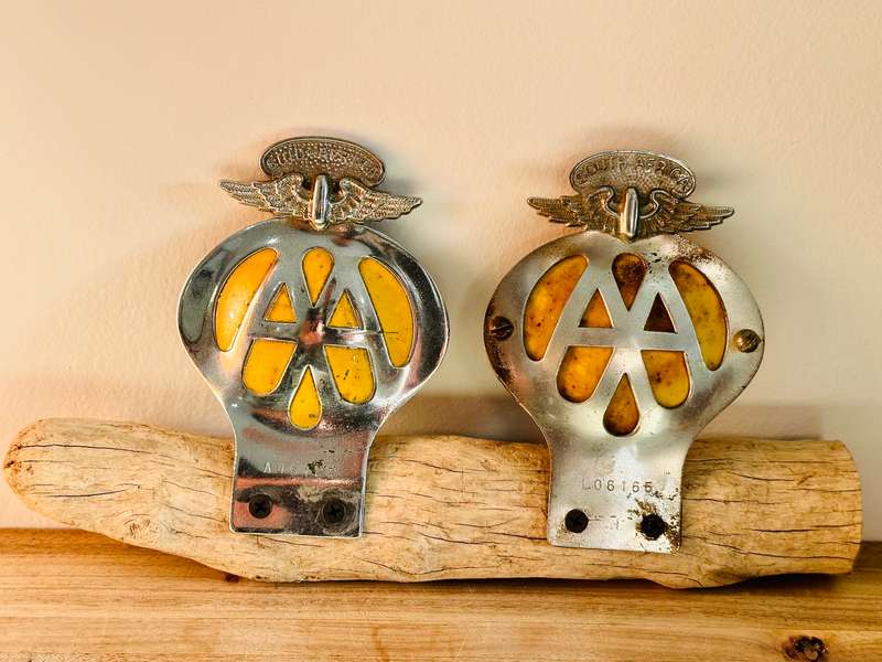 Vintage AA Badges COLLECTOR`S ITEM!