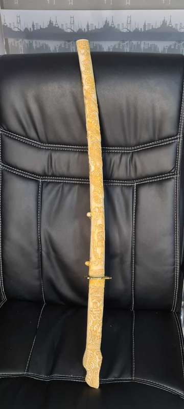 Japanese Katana sword in bone plate 800mm