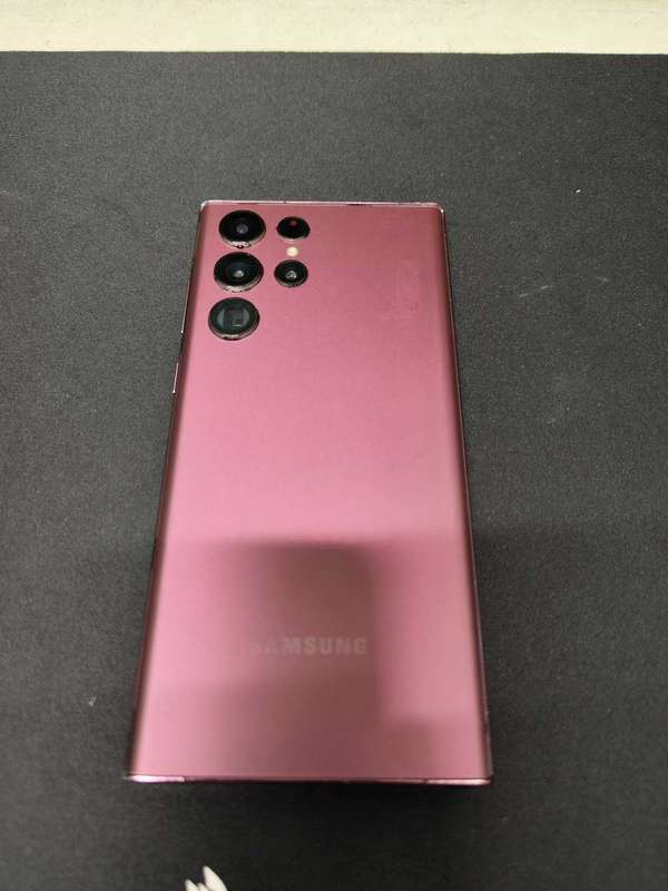 SAMSUNG S22 ULTRA 256GB DUAL SIM BURGUNDY 12GB RAM