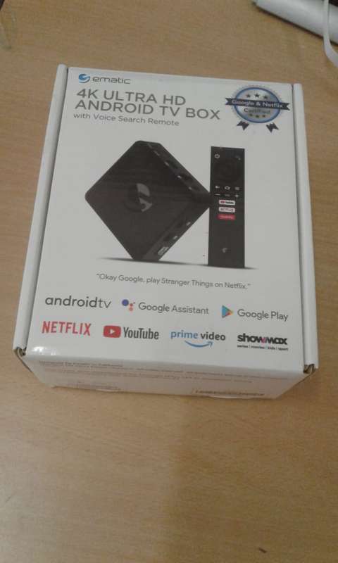 Ematic TV Box 4K Android