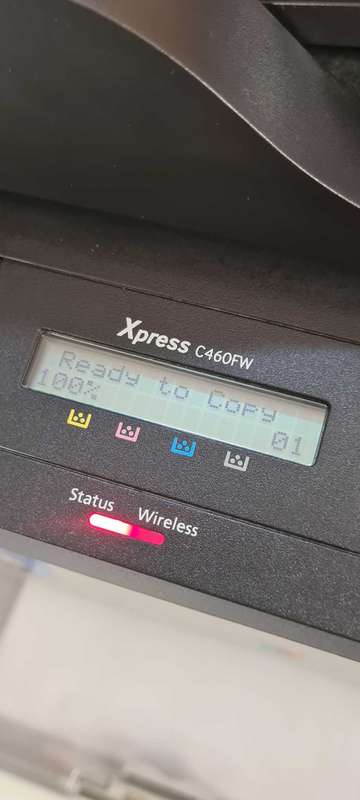 Samsung Xpress C4ofw multifunctional laserjet printer (with 40% + color toners)
